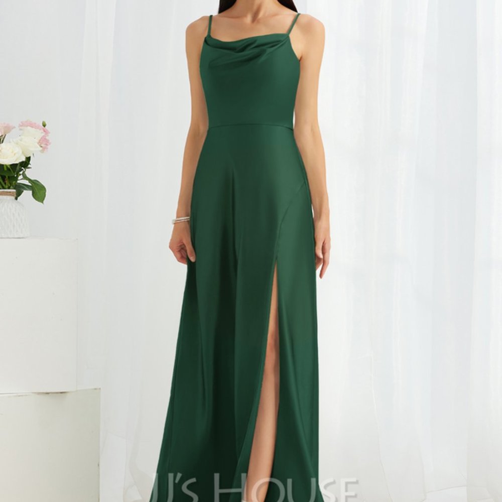 JJ House Emerald Green Bridesmaid Dress
